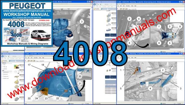 Peugeot 4008 workshop manual